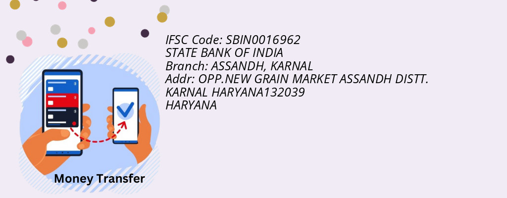 Find STATE BANK OF INDIA IFSC Code KARNAL - ASSANDH Branch