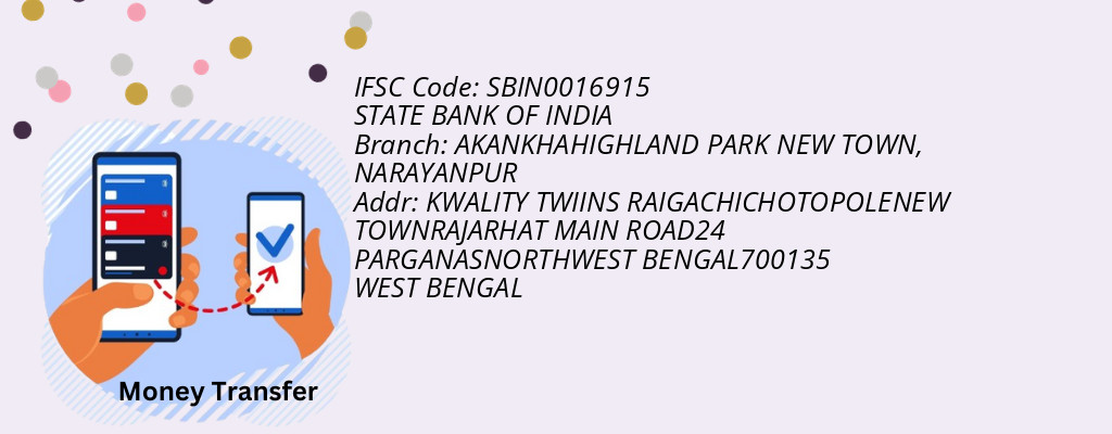 Find STATE BANK OF INDIA IFSC Code NARAYANPUR - AKANKHAHIGHLAND PARK NEW TOWN Branch