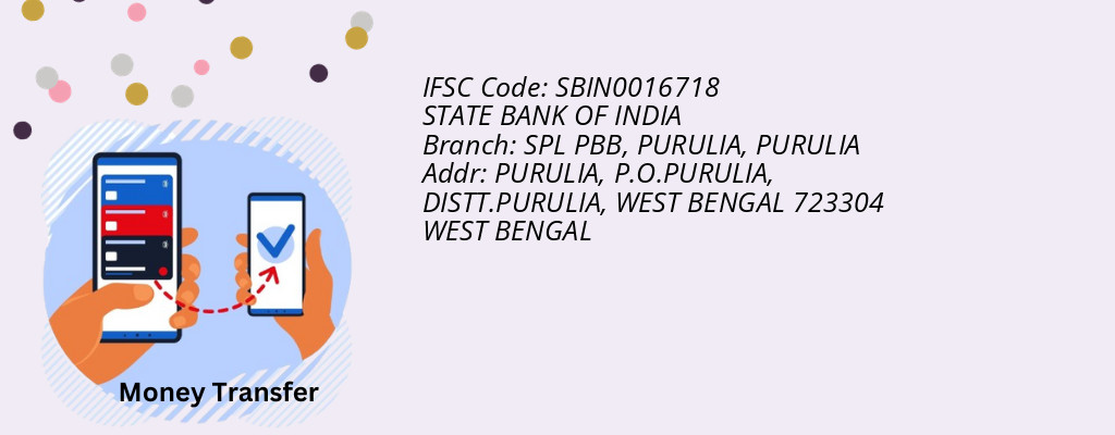 Find STATE BANK OF INDIA IFSC Code PURULIA - SPL PBB, PURULIA Branch
