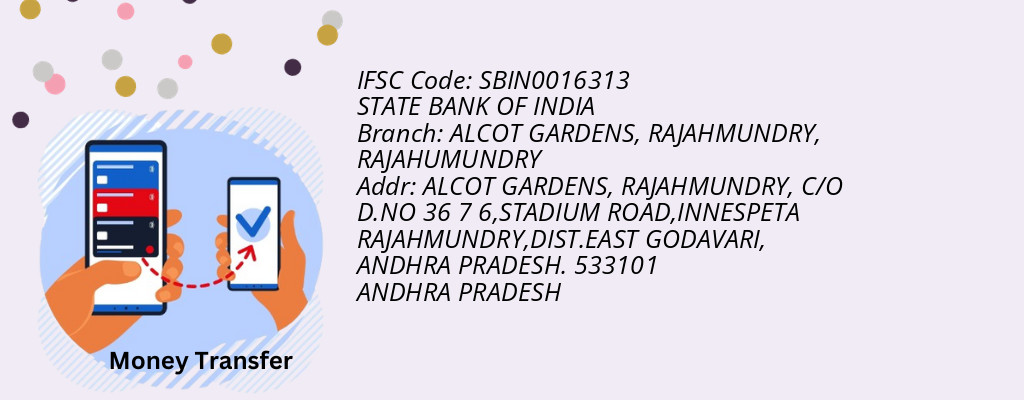 Find STATE BANK OF INDIA IFSC Code RAJAHUMUNDRY - ALCOT GARDENS, RAJAHMUNDRY Branch