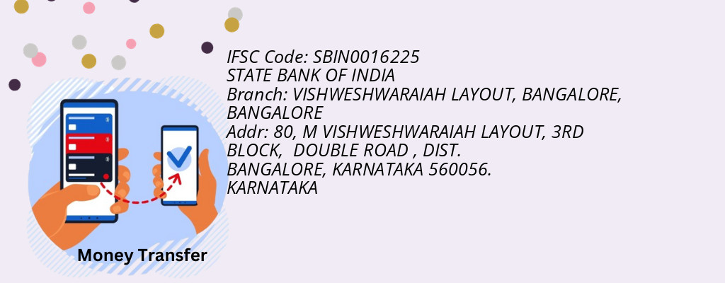 Find STATE BANK OF INDIA IFSC Code BANGALORE - VISHWESHWARAIAH LAYOUT, BANGALORE Branch