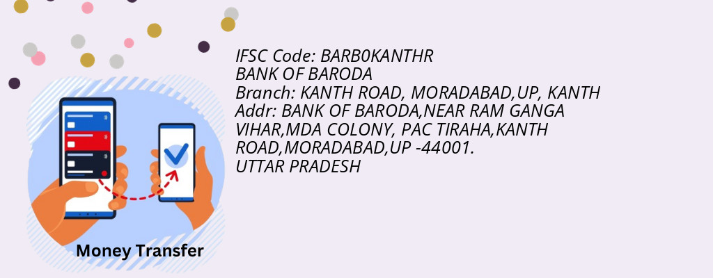 Find BANK OF BARODA IFSC Code KANTH - KANTH ROAD, MORADABAD,UP Branch