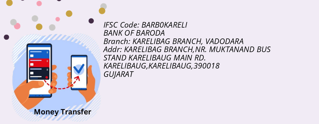 Find BANK OF BARODA IFSC Code VADODARA - KARELIBAG BRANCH Branch