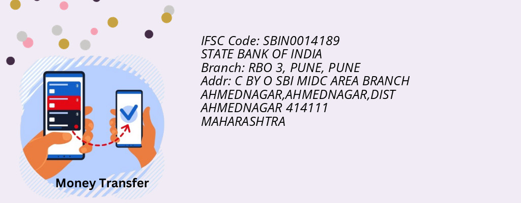 Find STATE BANK OF INDIA IFSC Code PUNE - RBO 3, PUNE Branch