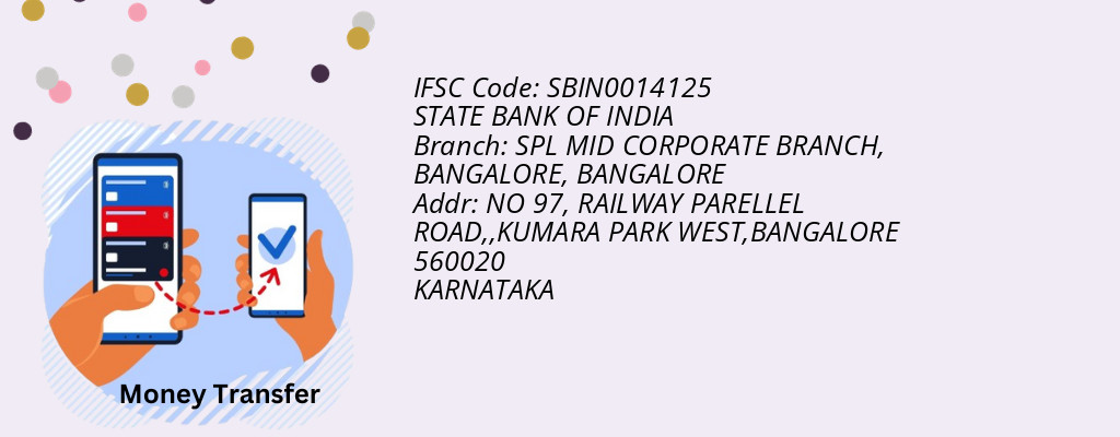 Find STATE BANK OF INDIA IFSC Code BANGALORE - SPL MID CORPORATE BRANCH, BANGALORE Branch