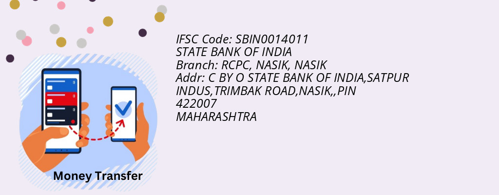 Find STATE BANK OF INDIA IFSC Code NASIK - RCPC, NASIK Branch