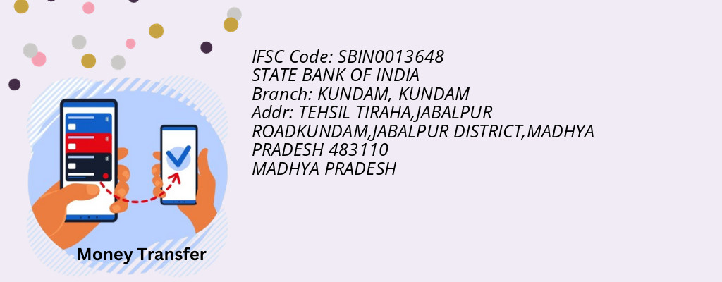 Find STATE BANK OF INDIA IFSC Code KUNDAM - KUNDAM Branch