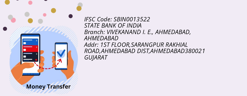 Find STATE BANK OF INDIA IFSC Code AHMEDABAD - VIVEKANAND I. E., AHMEDABAD Branch