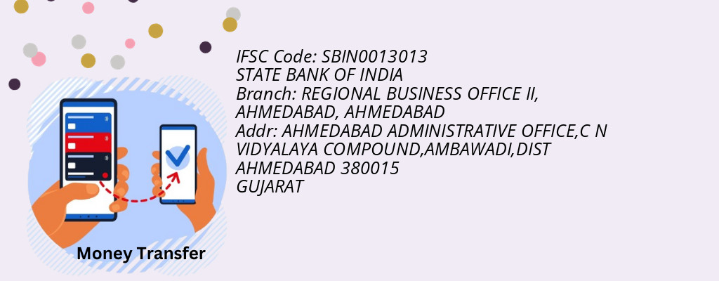 Find STATE BANK OF INDIA IFSC Code AHMEDABAD - REGIONAL BUSINESS OFFICE II, AHMEDABAD Branch