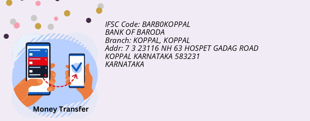 Find BANK OF BARODA IFSC Code KOPPAL - KOPPAL Branch