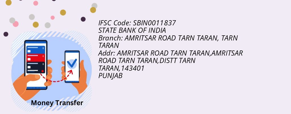 Find STATE BANK OF INDIA IFSC Code TARN TARAN - AMRITSAR ROAD TARN TARAN Branch