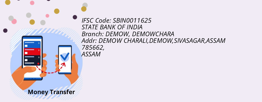 Find STATE BANK OF INDIA IFSC Code DEMOWCHARA - DEMOW Branch