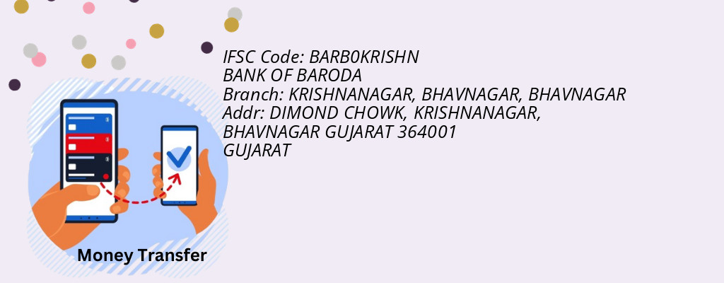 Find BANK OF BARODA IFSC Code BHAVNAGAR - KRISHNANAGAR, BHAVNAGAR Branch