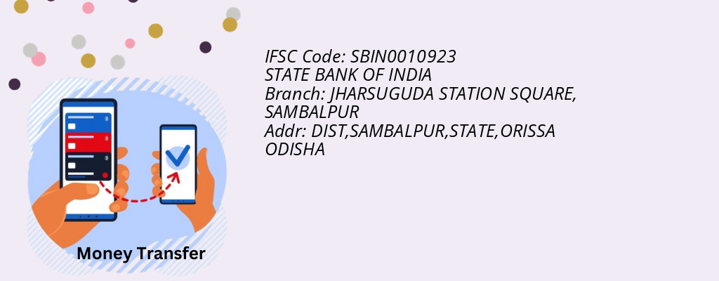 Find STATE BANK OF INDIA IFSC Code SAMBALPUR - JHARSUGUDA STATION SQUARE Branch