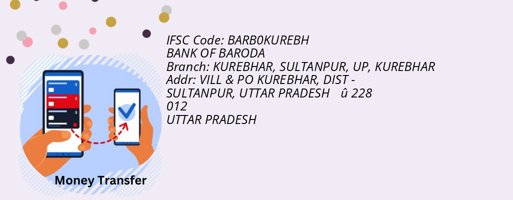 Find BANK OF BARODA IFSC Code KUREBHAR - KUREBHAR, SULTANPUR, UP Branch