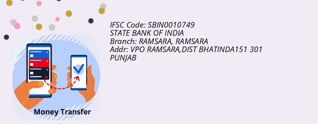 Find STATE BANK OF INDIA IFSC Code RAMSARA - RAMSARA Branch
