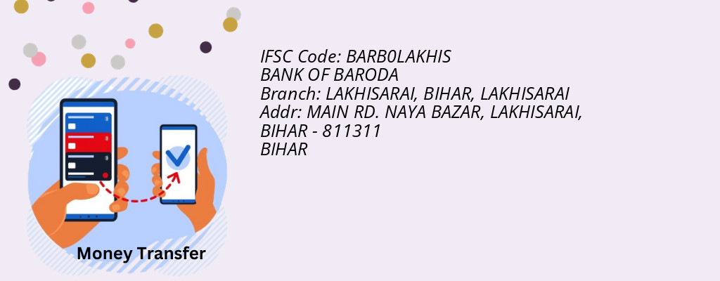Find BANK OF BARODA IFSC Code LAKHISARAI - LAKHISARAI, BIHAR Branch