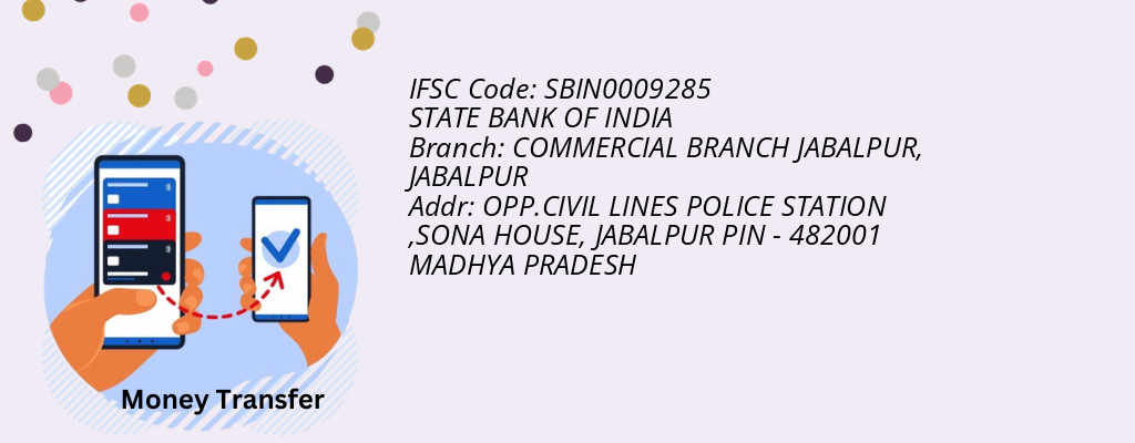 Find STATE BANK OF INDIA IFSC Code JABALPUR - COMMERCIAL BRANCH JABALPUR Branch