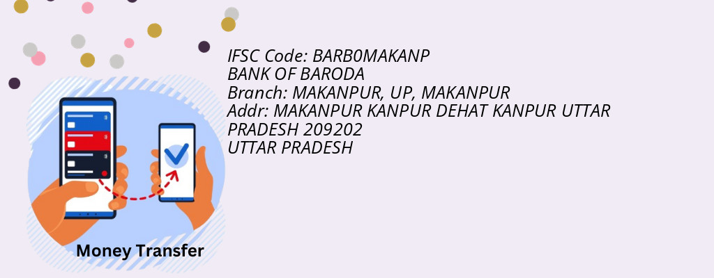 Find BANK OF BARODA IFSC Code MAKANPUR - MAKANPUR, UP Branch