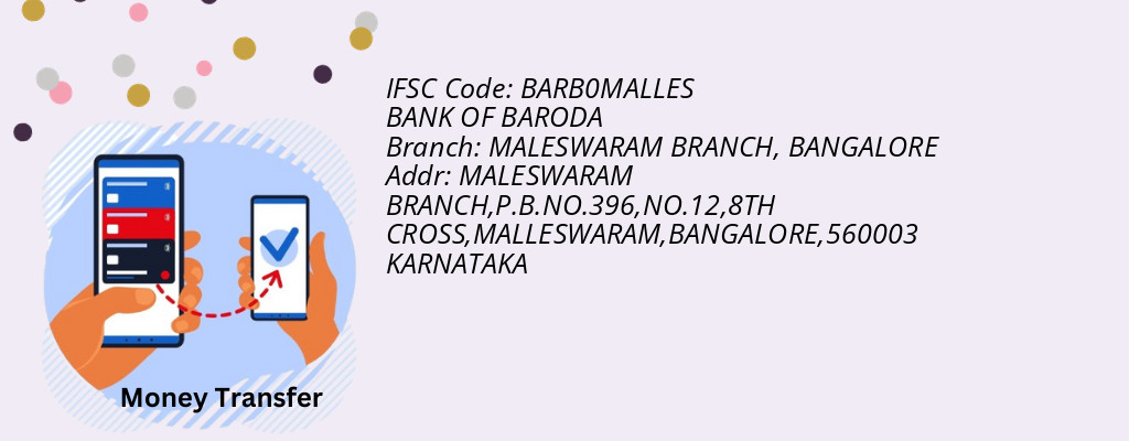 Find BANK OF BARODA IFSC Code BANGALORE - MALESWARAM BRANCH Branch