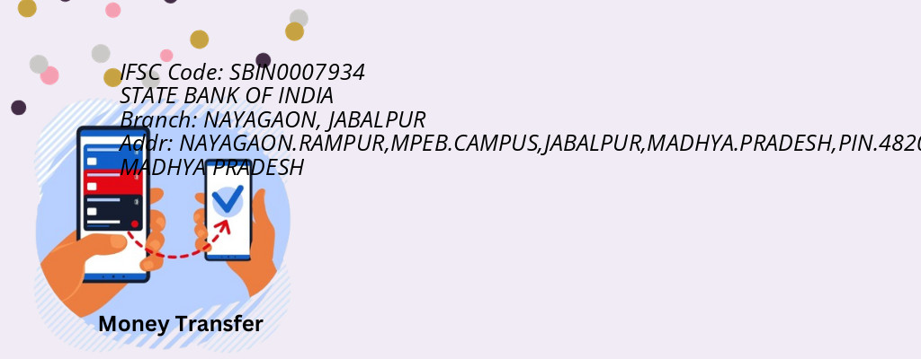 Find STATE BANK OF INDIA IFSC Code JABALPUR - NAYAGAON Branch