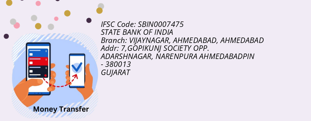 Find STATE BANK OF INDIA IFSC Code AHMEDABAD - VIJAYNAGAR, AHMEDABAD Branch