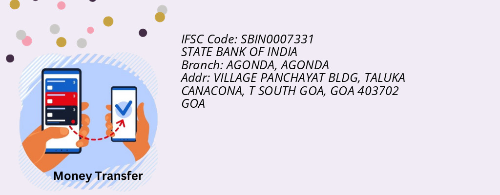 Find STATE BANK OF INDIA IFSC Code AGONDA - AGONDA Branch Find STATE BANK OF INDIA IFSC Code AGONDA - AGONDA Branch
