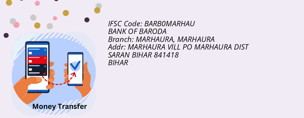 Find BANK OF BARODA IFSC Code MARHAURA - MARHAURA Branch