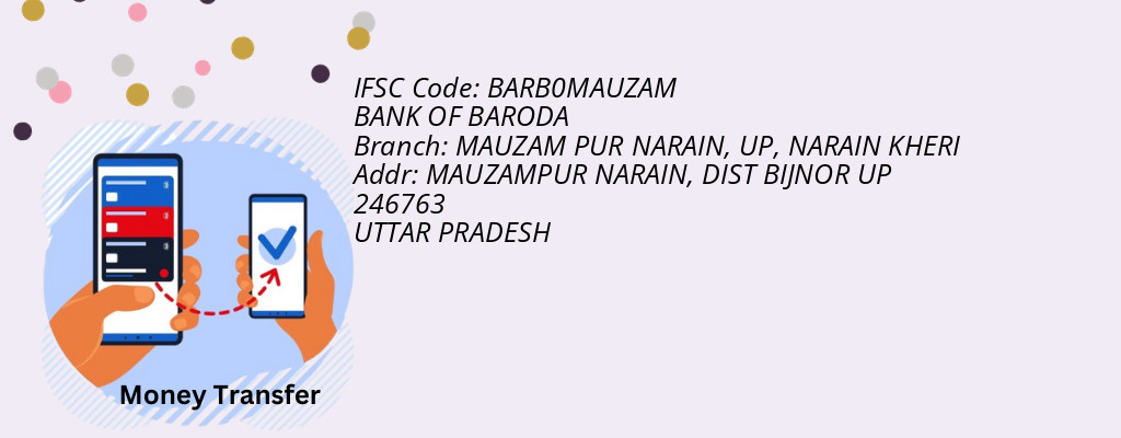 Find BANK OF BARODA IFSC Code NARAIN KHERI - MAUZAM PUR NARAIN, UP Branch