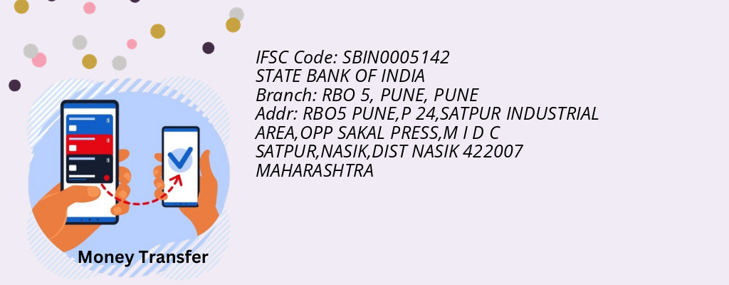 Find STATE BANK OF INDIA IFSC Code PUNE - RBO 5, PUNE Branch