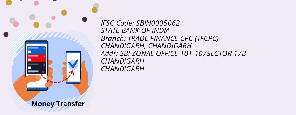 Find STATE BANK OF INDIA IFSC Code CHANDIGARH - TRADE FINANCE CPC (TFCPC) CHANDIGARH Branch