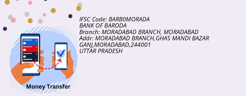 Find BANK OF BARODA IFSC Code MORADABAD - MORADABAD BRANCH Branch