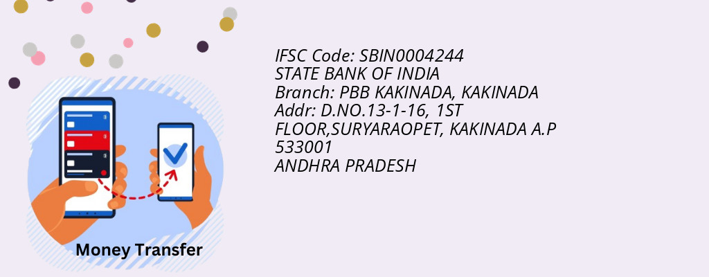 Find STATE BANK OF INDIA IFSC Code KAKINADA - PBB KAKINADA Branch