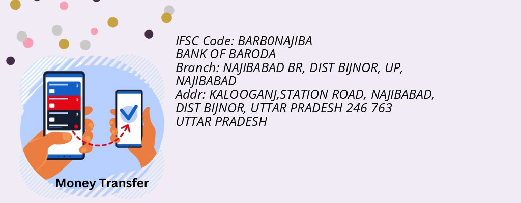 Find BANK OF BARODA IFSC Code NAJIBABAD - NAJIBABAD BR, DIST BIJNOR, UP Branch