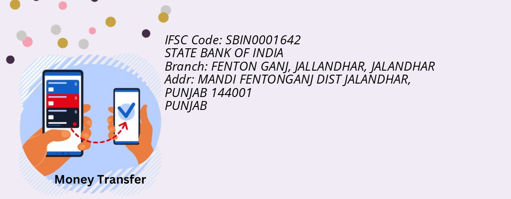 Find STATE BANK OF INDIA IFSC Code JALANDHAR - FENTON GANJ, JALLANDHAR Branch