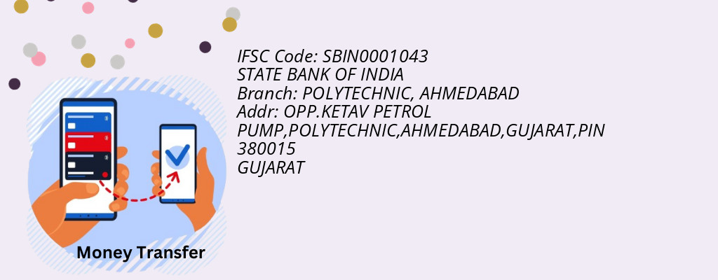 Find STATE BANK OF INDIA IFSC Code AHMEDABAD - POLYTECHNIC Branch