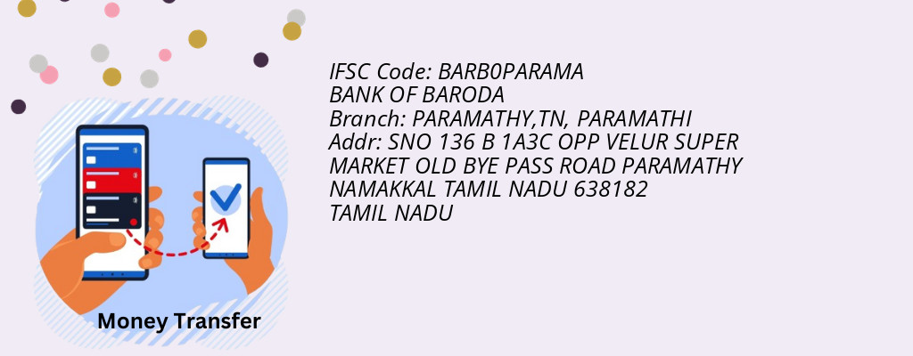 Find BANK OF BARODA IFSC Code PARAMATHI - PARAMATHY,TN Branch