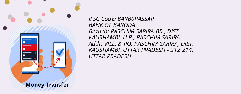 Find BANK OF BARODA IFSC Code PASCHIM SARIRA - PASCHIM SARIRA BR., DIST. KAUSHAMBI, U.P. Branch