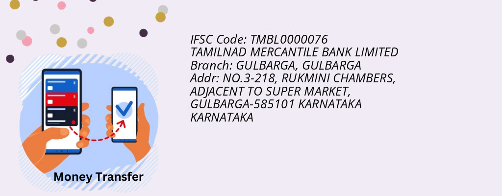 Find TAMILNAD MERCANTILE BANK IFSC Code GULBARGA - GULBARGA Branch