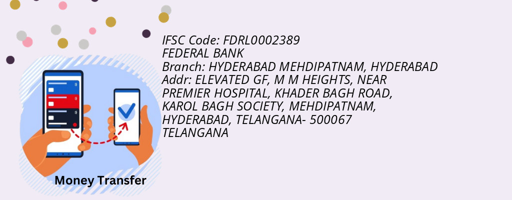 Find FEDERAL BANK IFSC Code HYDERABAD - HYDERABAD MEHDIPATNAM Branch