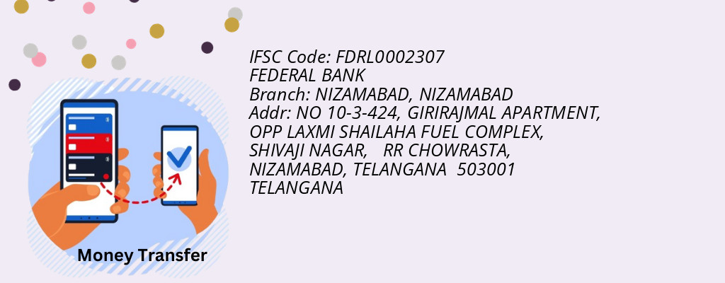 Find FEDERAL BANK IFSC Code NIZAMABAD - NIZAMABAD Branch