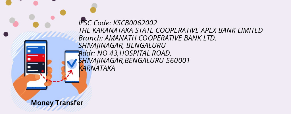 Find THE KARANATAKA STATE COOPERATIVE APEX BANK IFSC Code BENGALURU - AMANATH COOPERATIVE BANK LTD, SHIVAJINAGAR Branch Find THE KARANATAKA STATE COOPERATIVE APEX BANK IFSC Code BENGALURU - AMANATH COOPERATIVE BANK LTD, SHIVAJINAGAR Branch