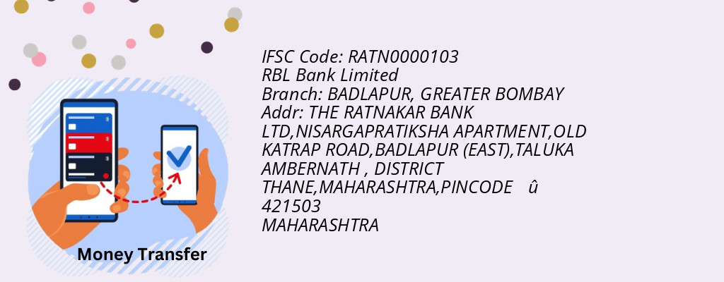 Find RBL Bank Limited IFSC Code GREATER BOMBAY - BADLAPUR Branch Find RBL Bank Limited IFSC Code GREATER BOMBAY - BADLAPUR Branch