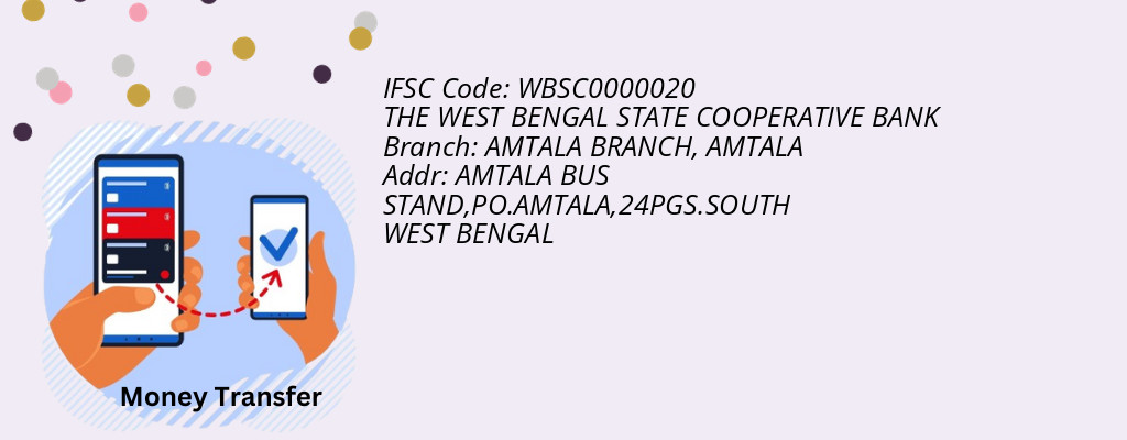 Find THE WEST BENGAL STATE COOPERATIVE BANK IFSC Code AMTALA - AMTALA BRANCH Branch