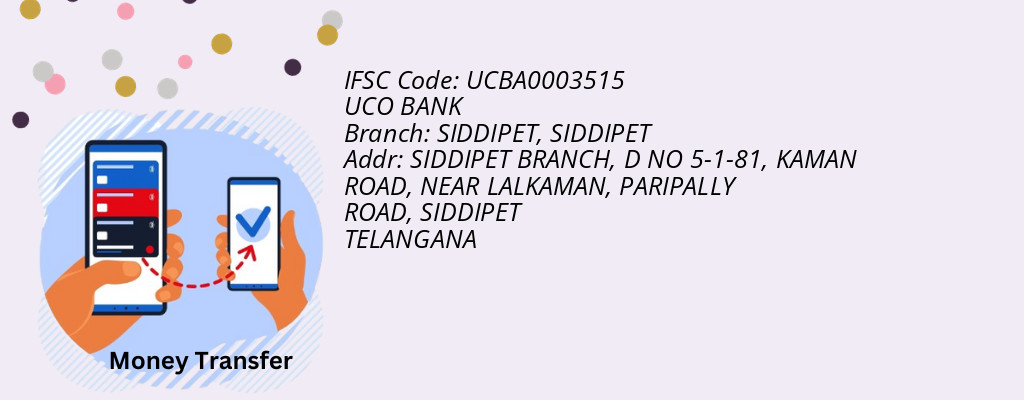 Find UCO BANK IFSC Code SIDDIPET - SIDDIPET Branch Find UCO BANK IFSC Code SIDDIPET - SIDDIPET Branch