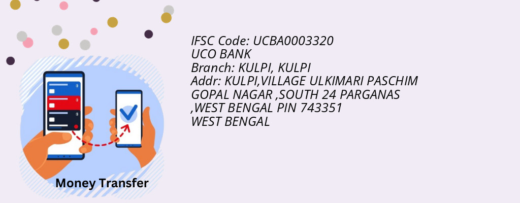 Find UCO BANK IFSC Code KULPI - KULPI Branch