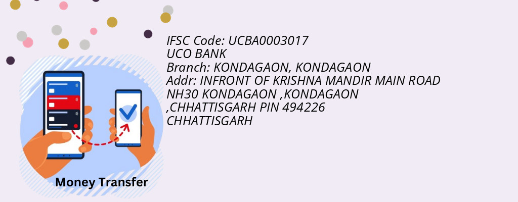 Find UCO BANK IFSC Code KONDAGAON - KONDAGAON Branch Find UCO BANK IFSC Code KONDAGAON - KONDAGAON Branch