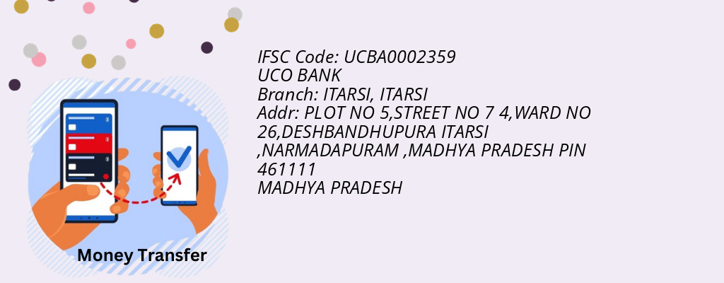 Find UCO BANK IFSC Code ITARSI - ITARSI Branch Find UCO BANK IFSC Code ITARSI - ITARSI Branch