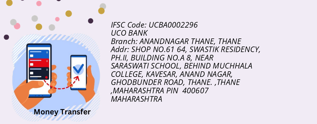 Find UCO BANK IFSC Code THANE - ANANDNAGAR THANE Branch Find UCO BANK IFSC Code THANE - ANANDNAGAR THANE Branch