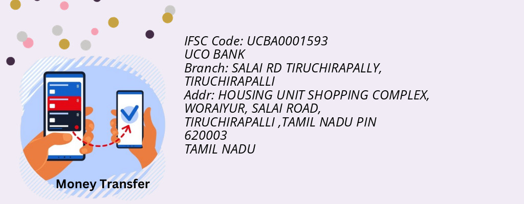 Find UCO BANK IFSC Code TIRUCHIRAPALLI - SALAI RD TIRUCHIRAPALLY Branch
